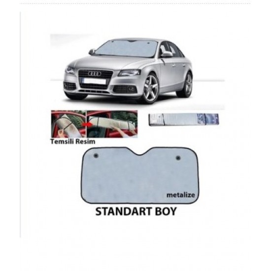 Carub Güneşlik Ön Standart Metalize Nikel